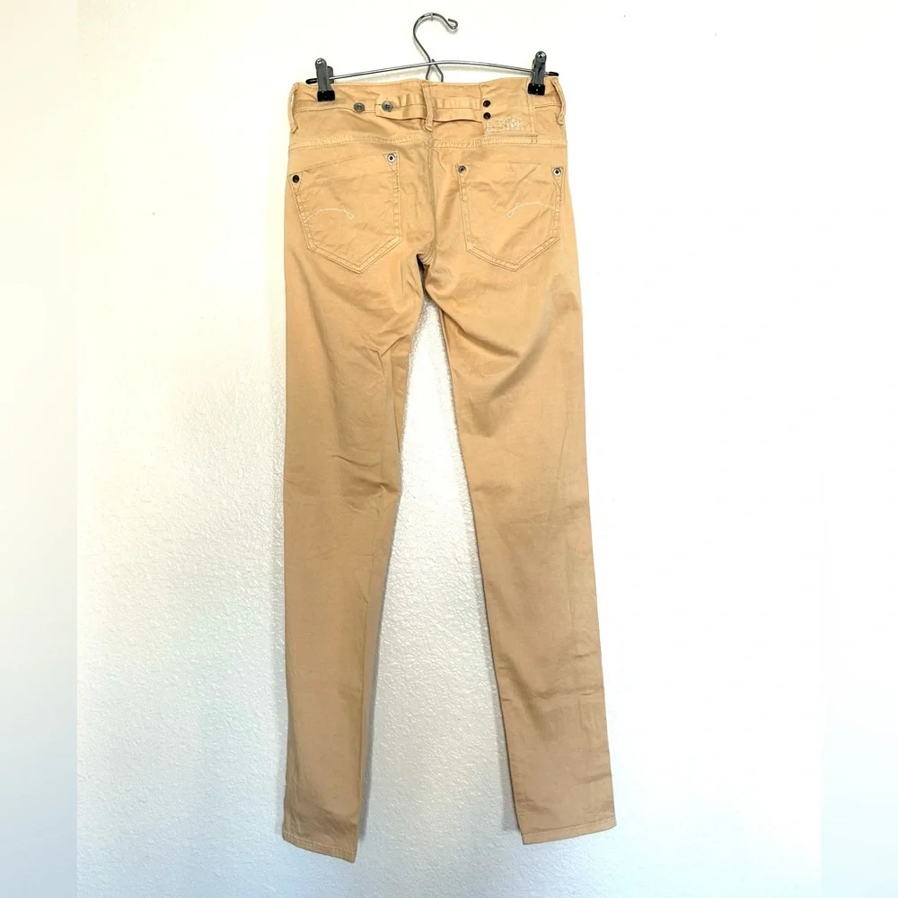 G Star Raw Denim Beige pants for women Sz. 26 - Picture 2 of 10